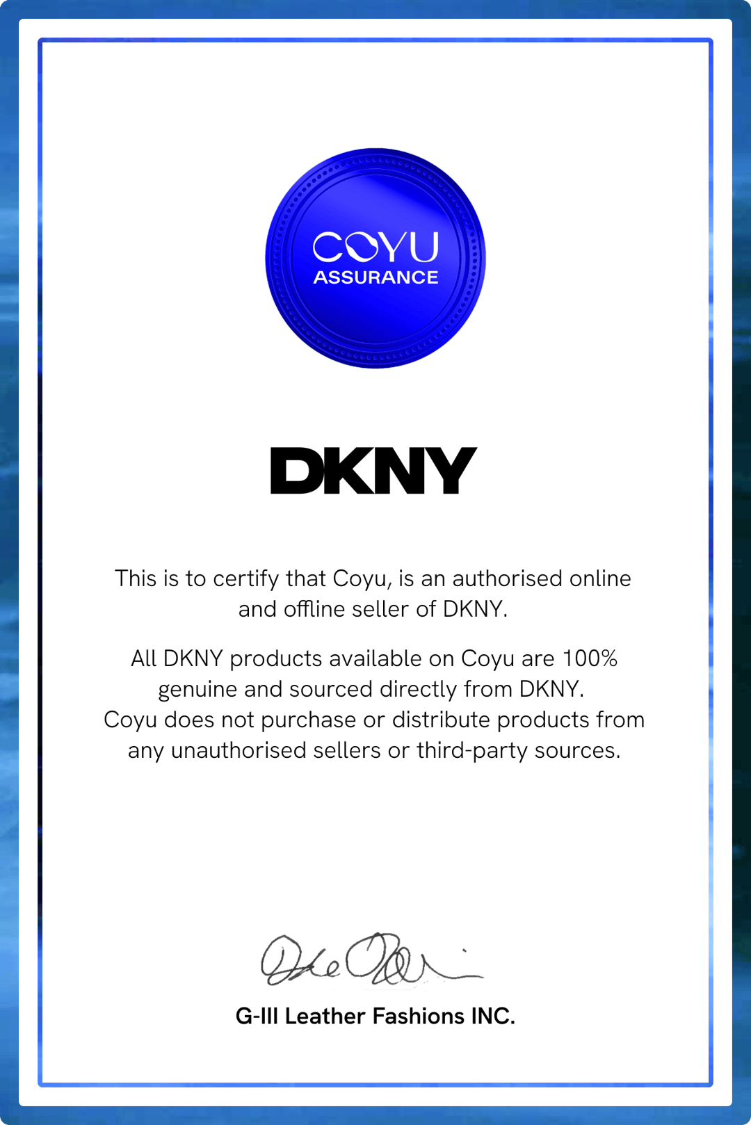 DKNY Guarantee