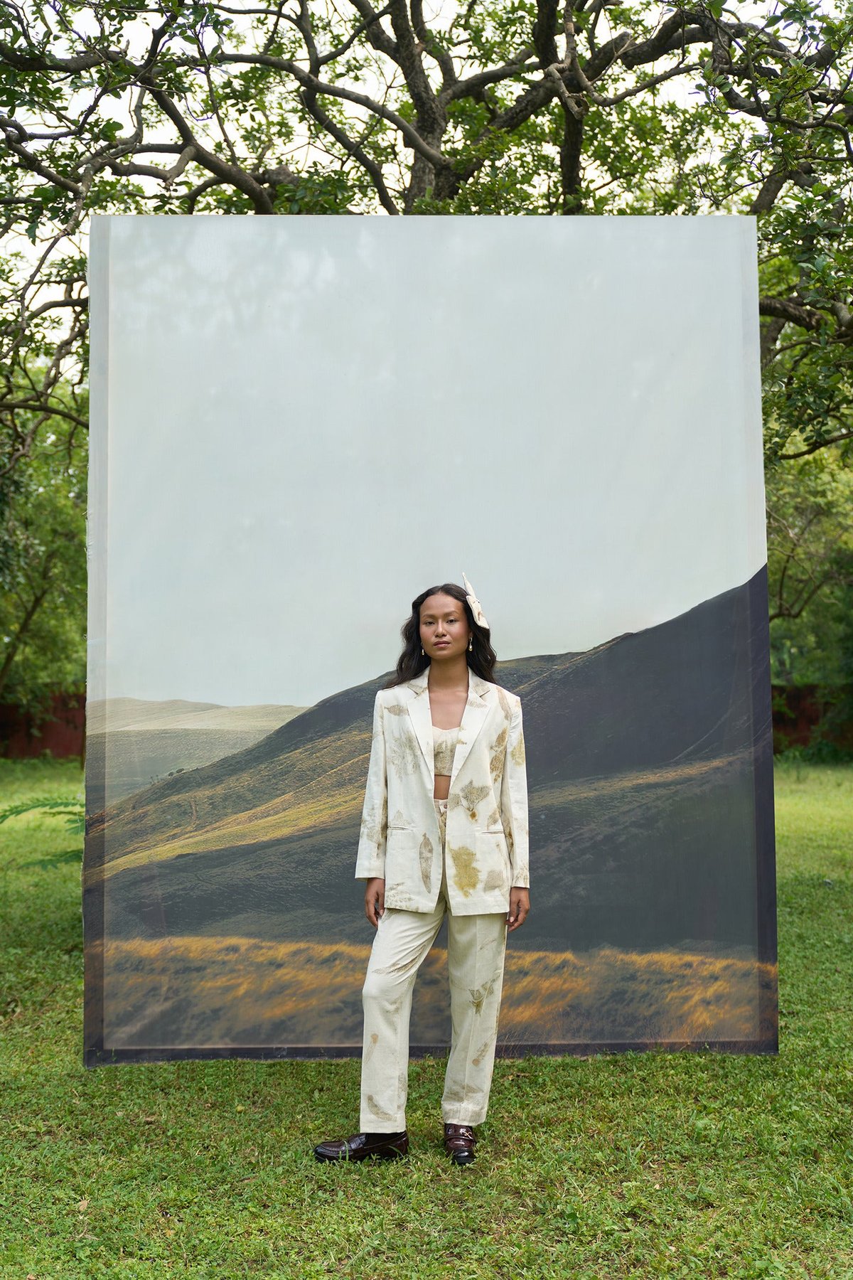 Live Leafy Blazer & Pants Set