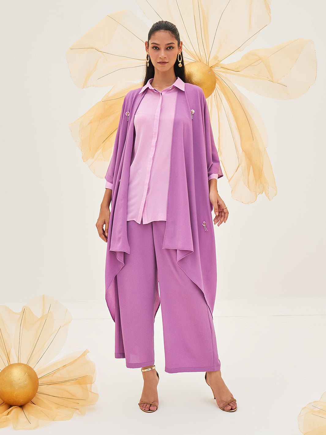 Lavendream Embroidered Co-Ord Set