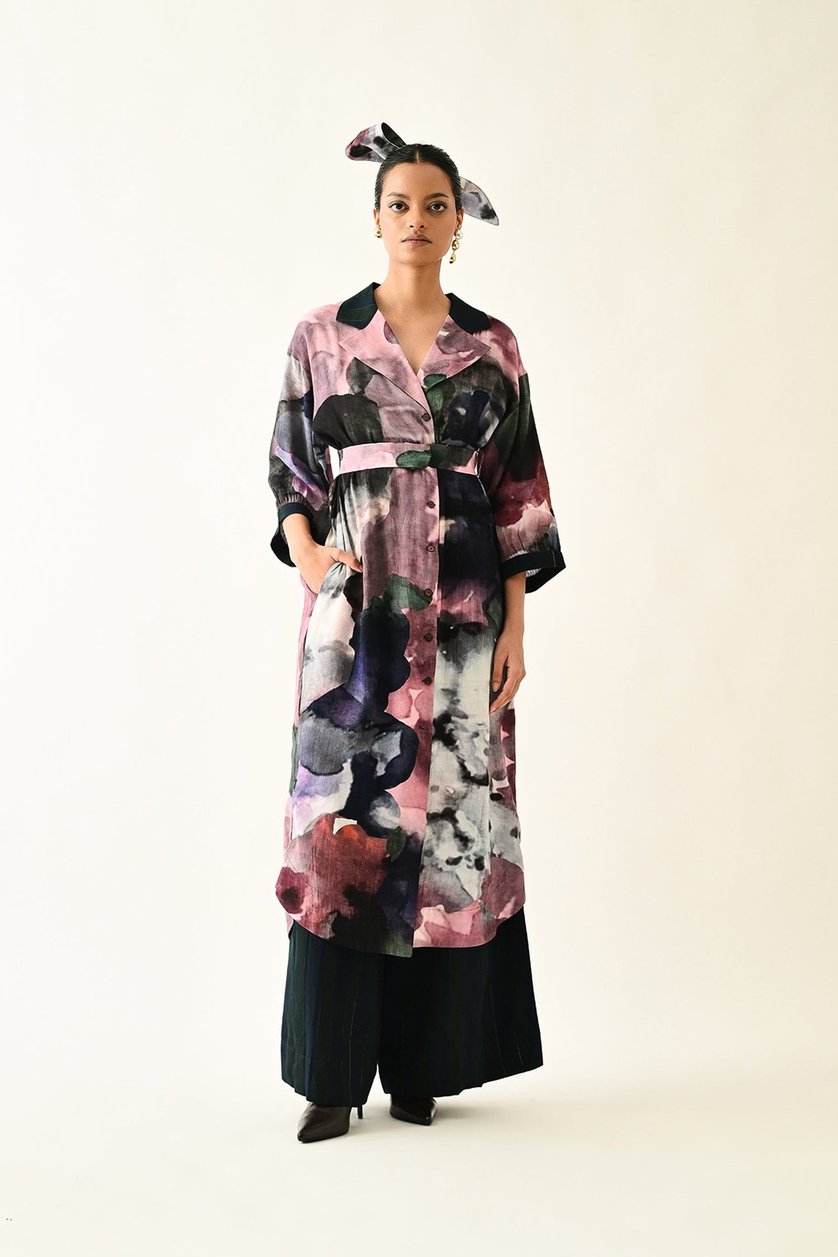 Twilight Bloom Trench Set