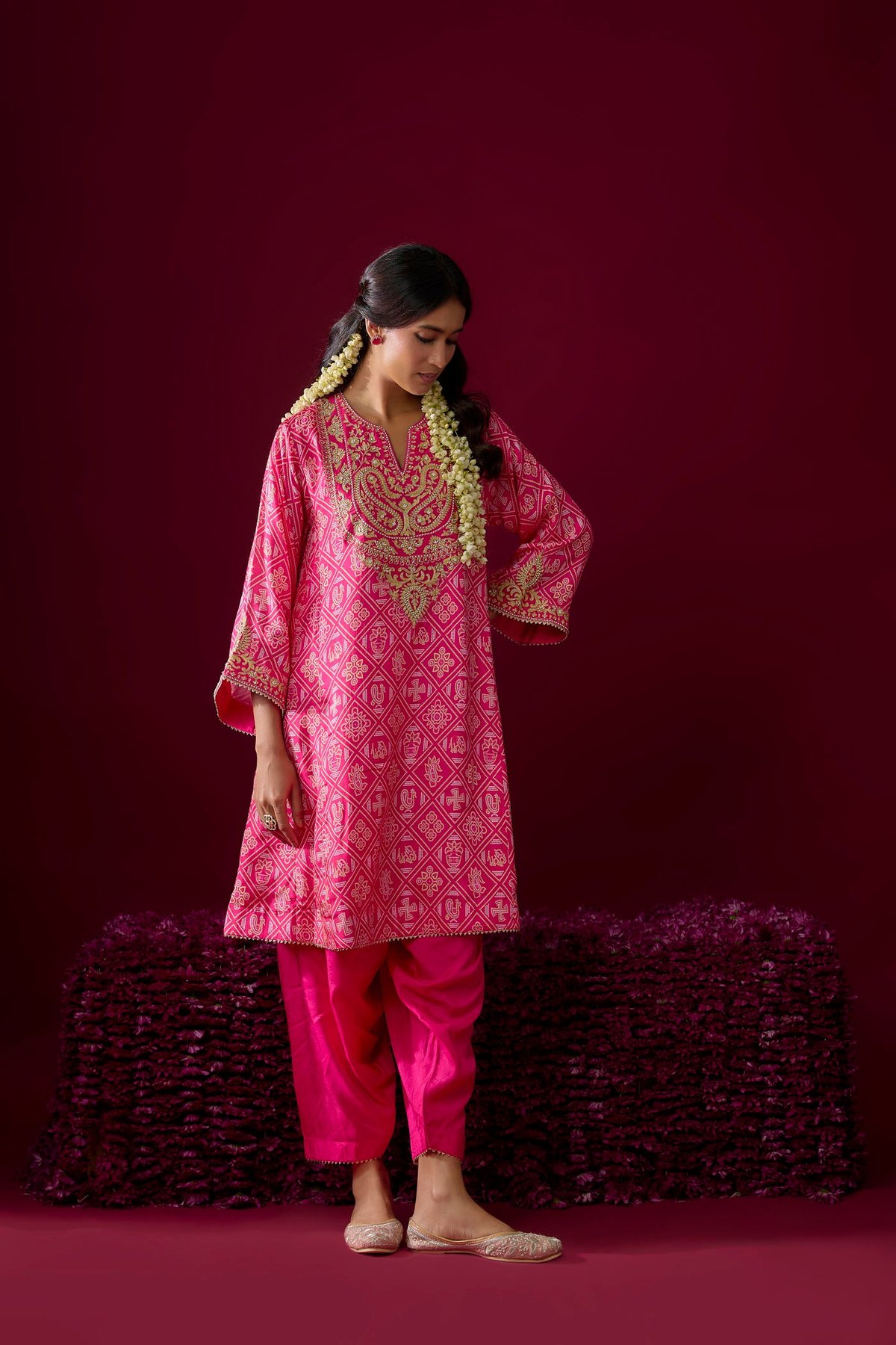 Urwa - Short Chauga With Salwar
