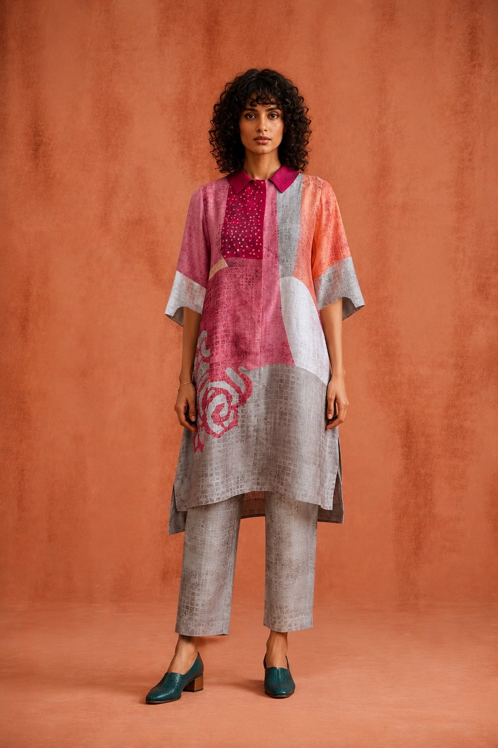 Kaleido Kurta Set