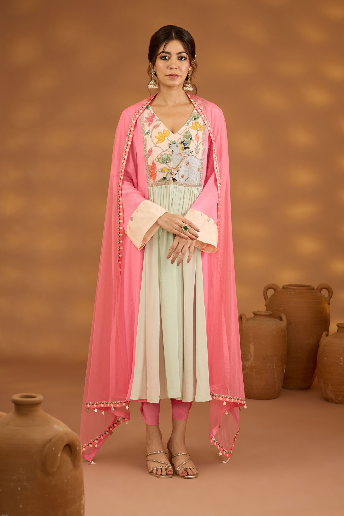 Kamdhenu Gulabi Suit Set