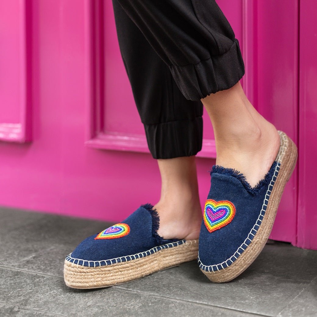 HeartBeat Espadrilles Platforms