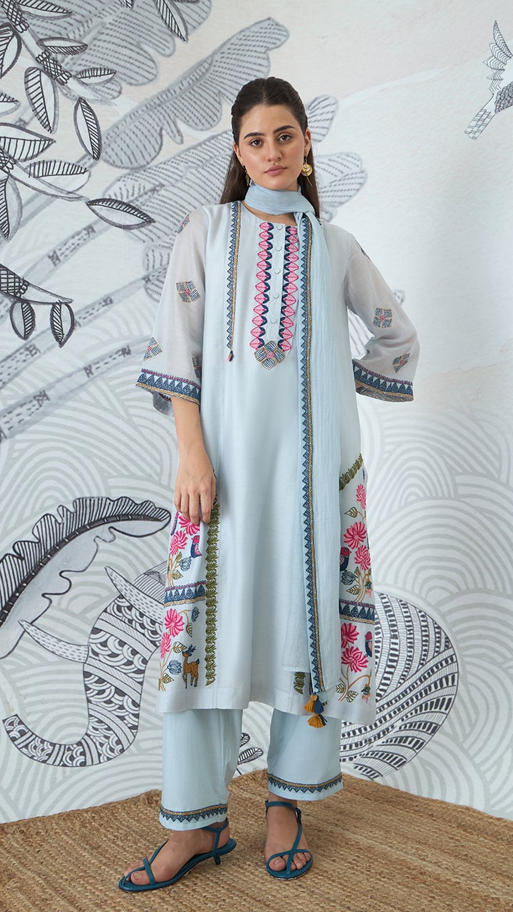 Embroidery Kurta Set