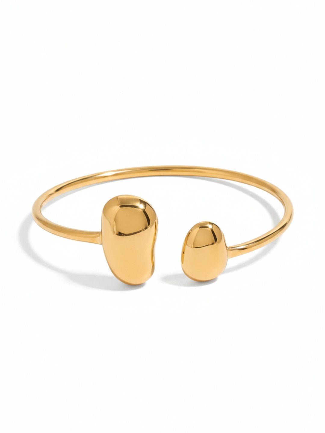 Irregular Open Bangle Bracelet