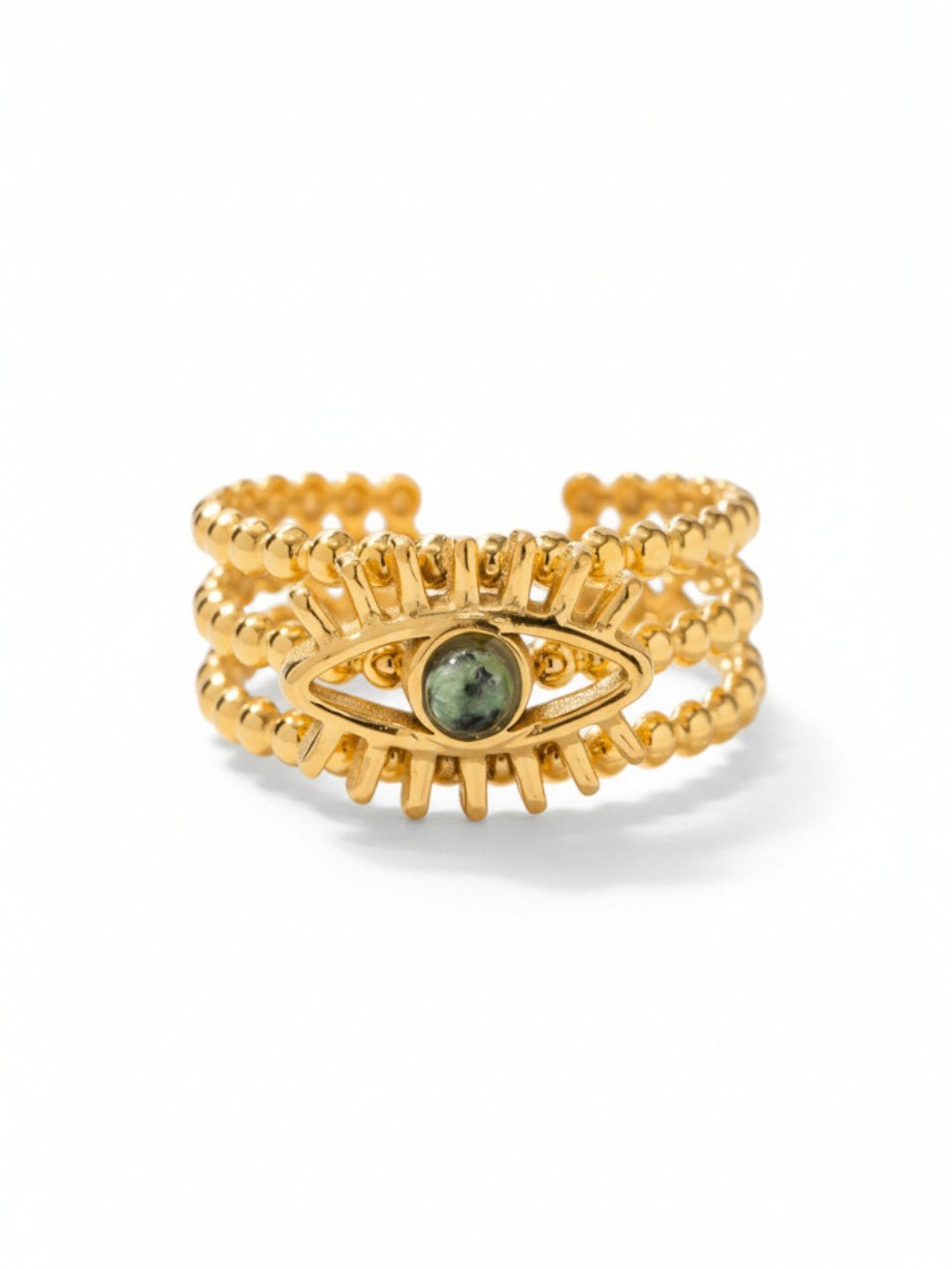 Multi Layer Devil Eye Open Ring