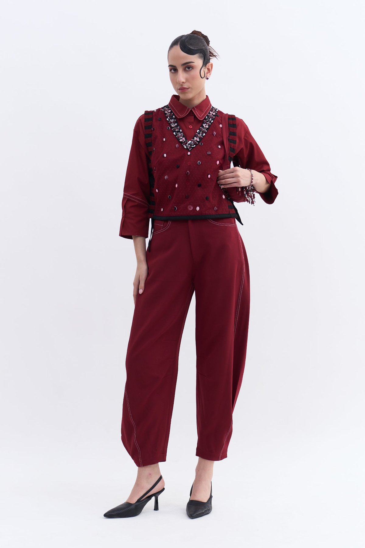 Maia Co-Ord Rubee Overlay