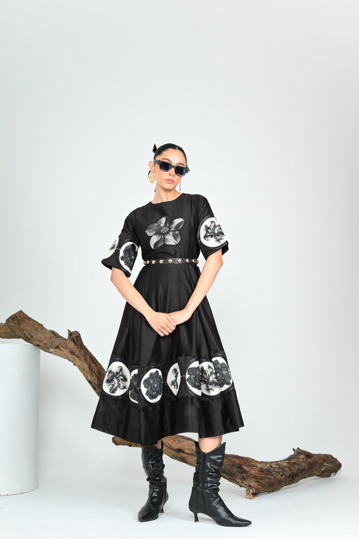 Black Swan Midi Dress