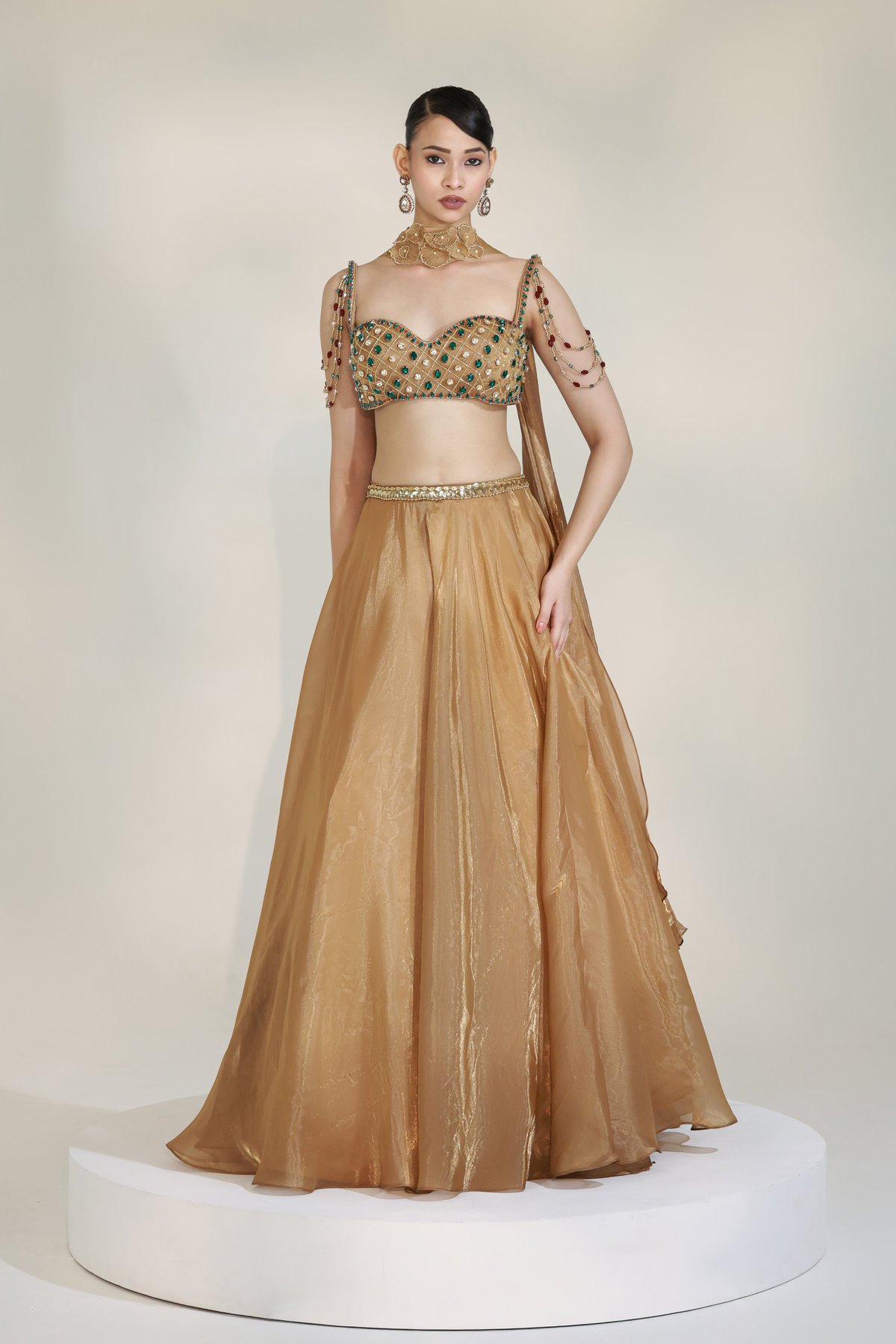 Lustre Jewel Lehenga Set