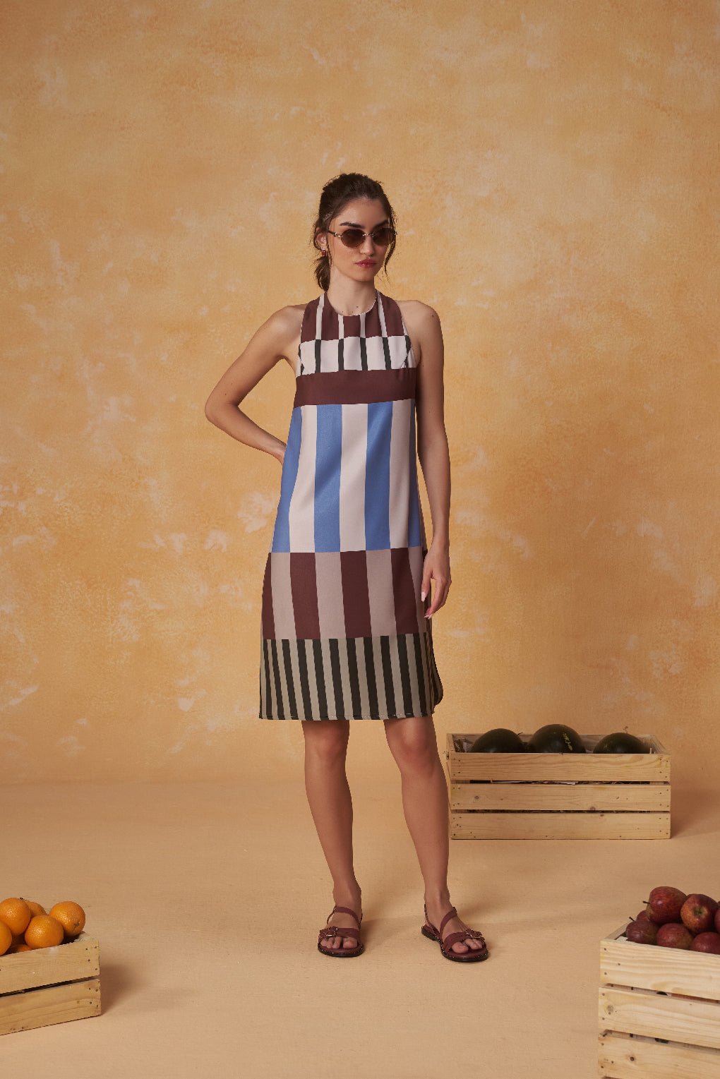 Mosaic Halter Dress