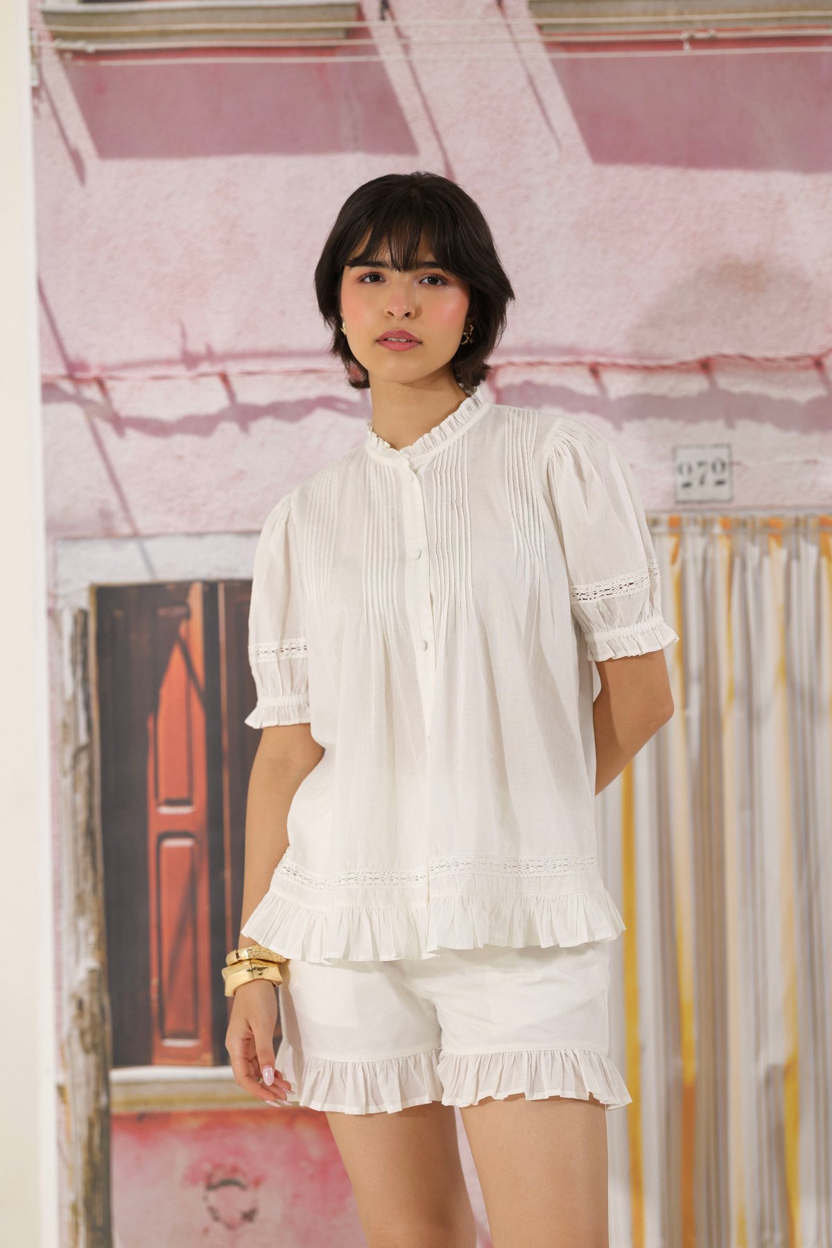 Cloudline Pintuck Shirt