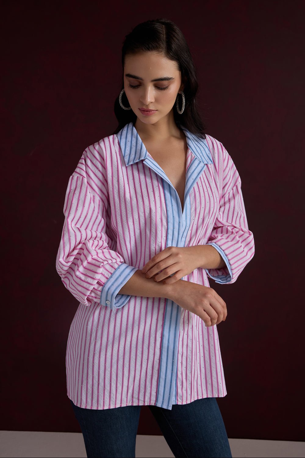 Rose Stripe Shirt