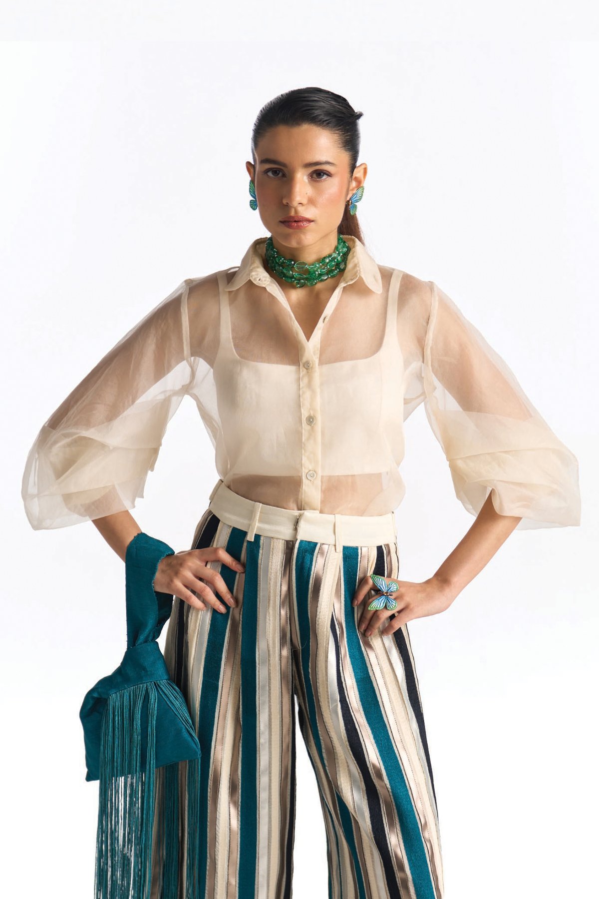 Halo Shirt With Bralet