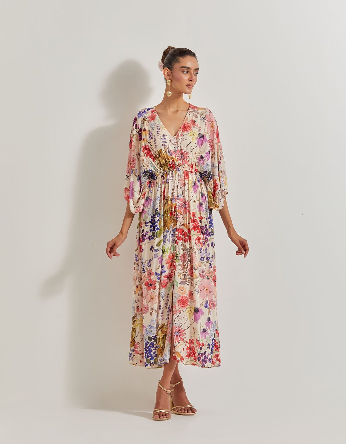 Blooming Burst Rayon Dress