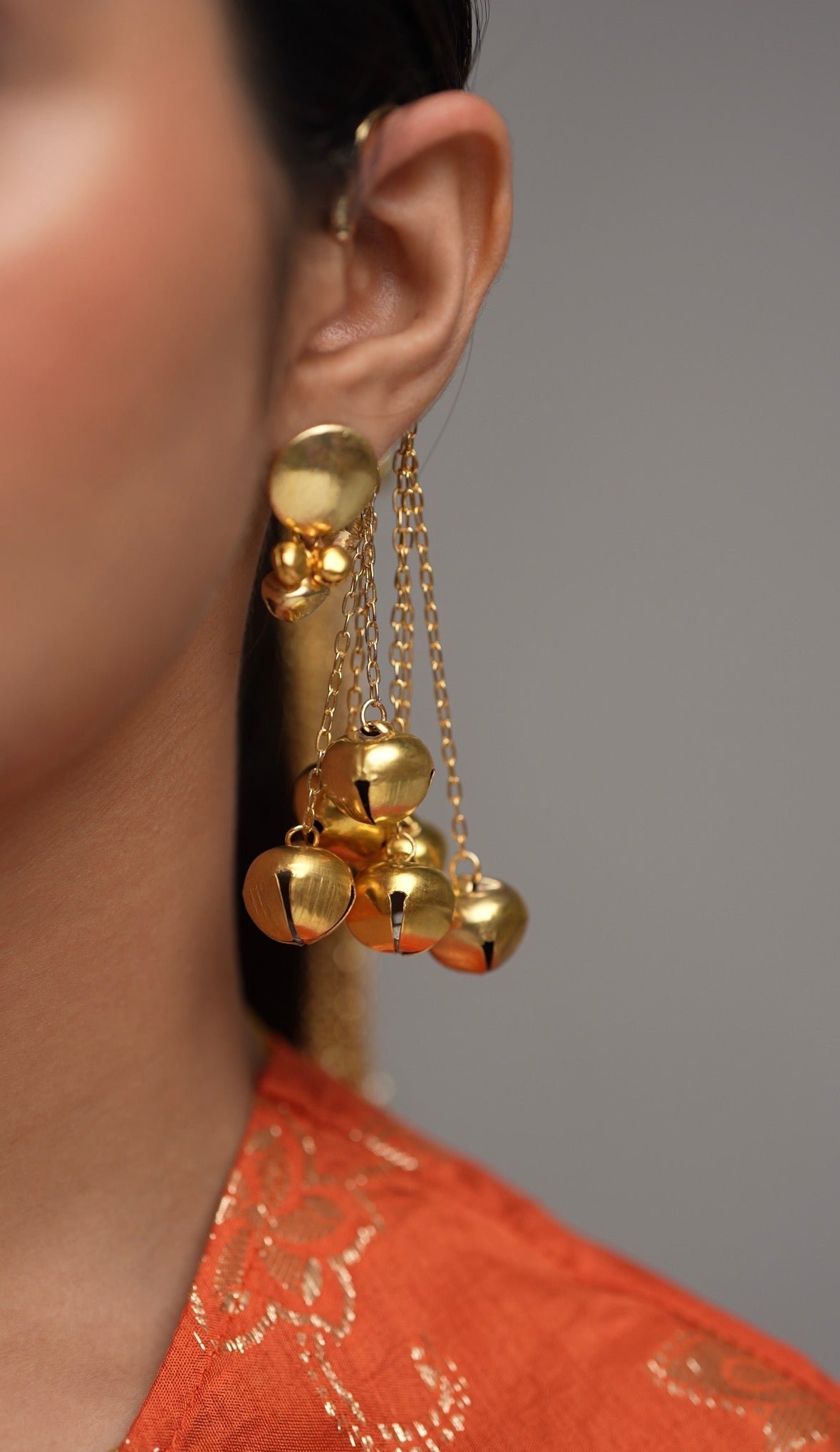 Ghungroo Earcuff & Earrings