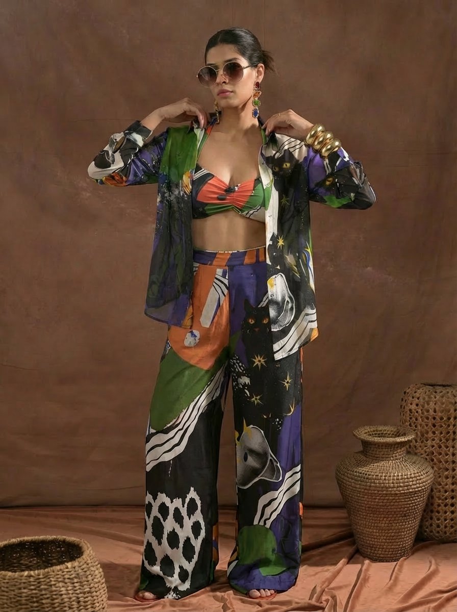 Aiko Shirt & Pant Co-ord Set