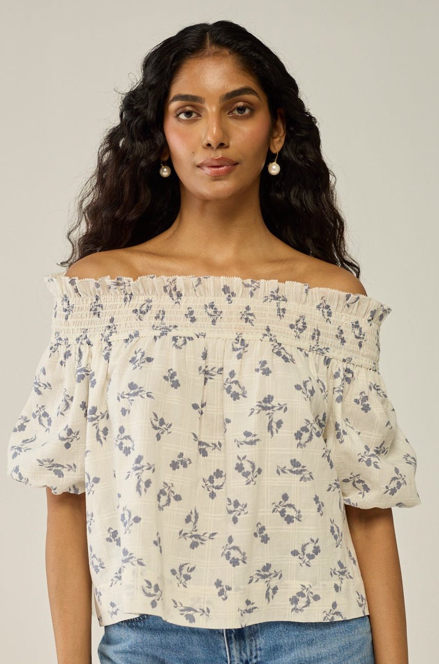 White Off-shoulder Blouse