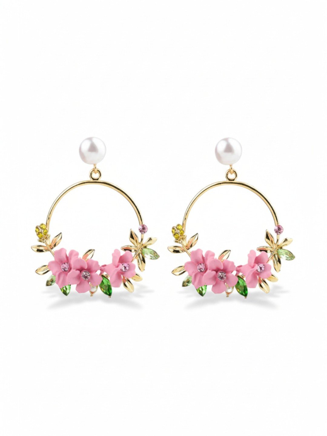 Soft Clay Flower Earrings