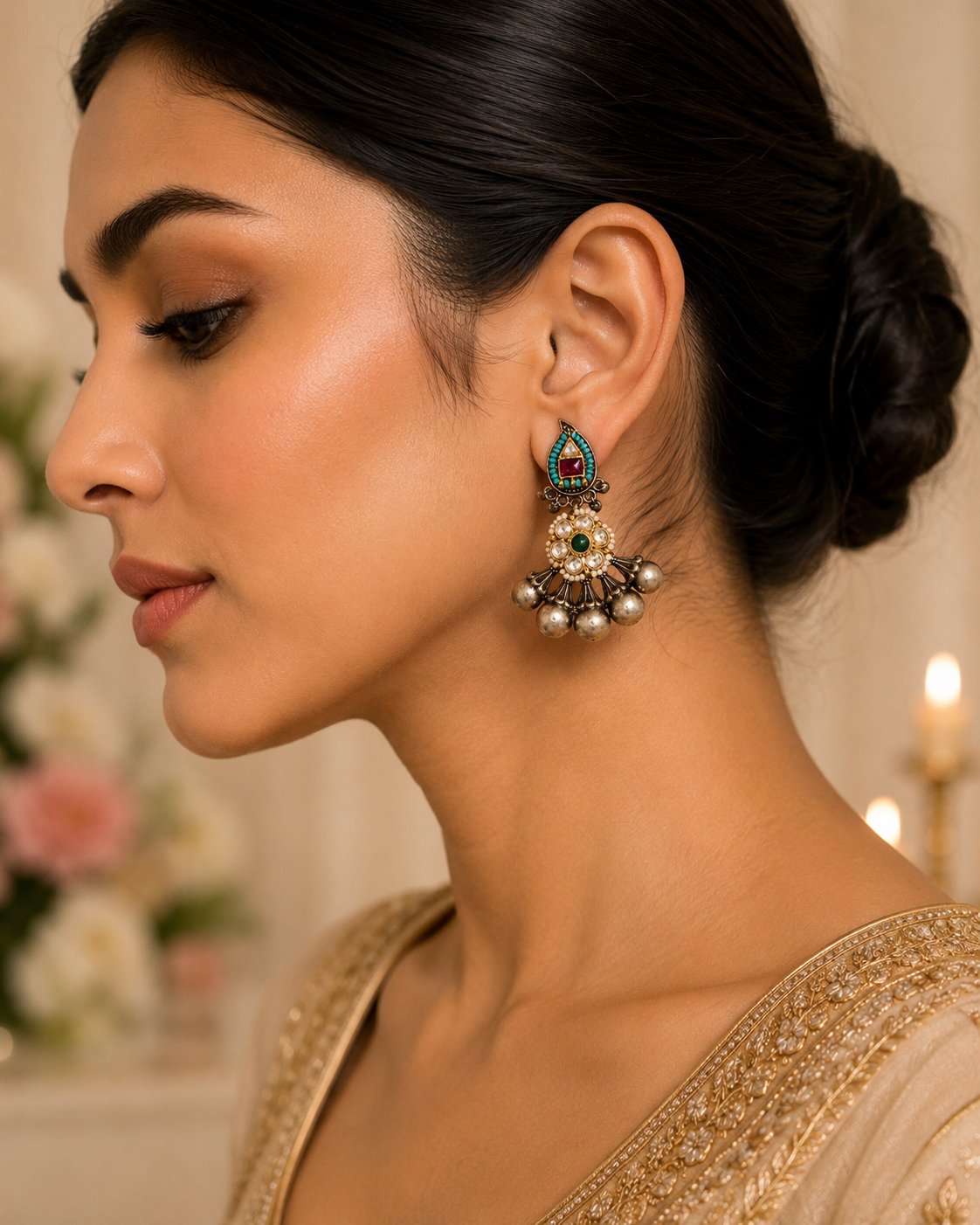 Nritya Pachi Earrings