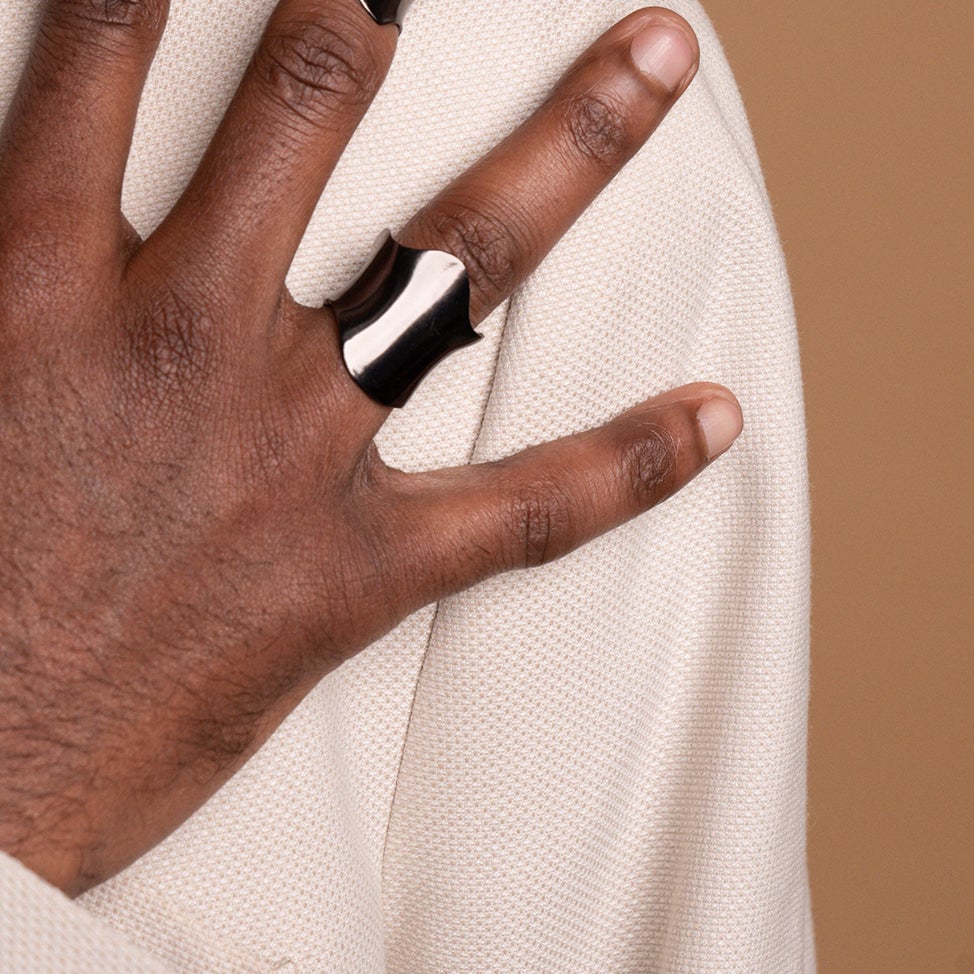 Roller Coaster Ring Black