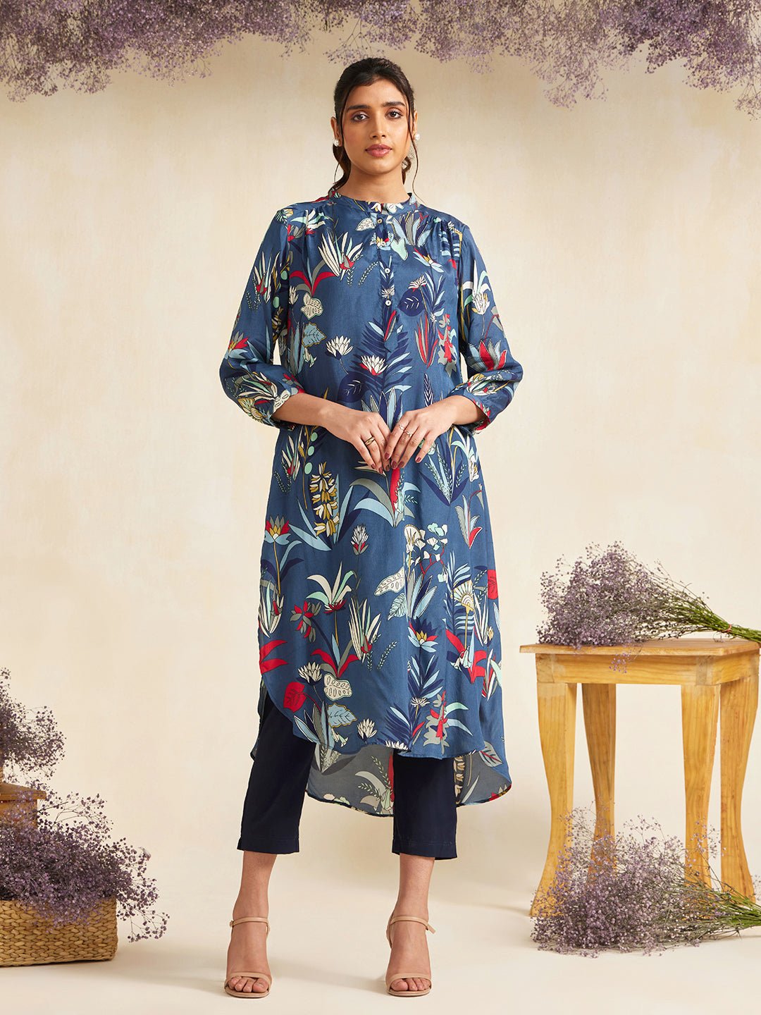 Fountain Gathered Tunic