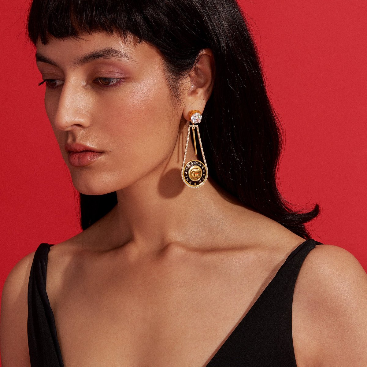 Numisma Pendulum Earrings