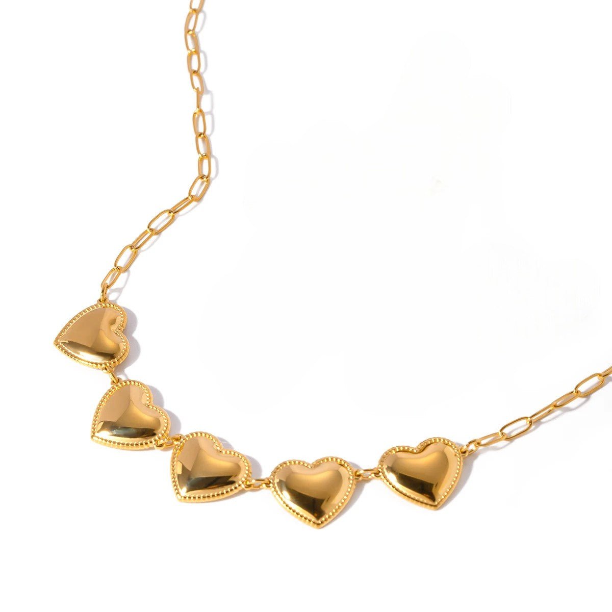 Multiple Heart Necklace