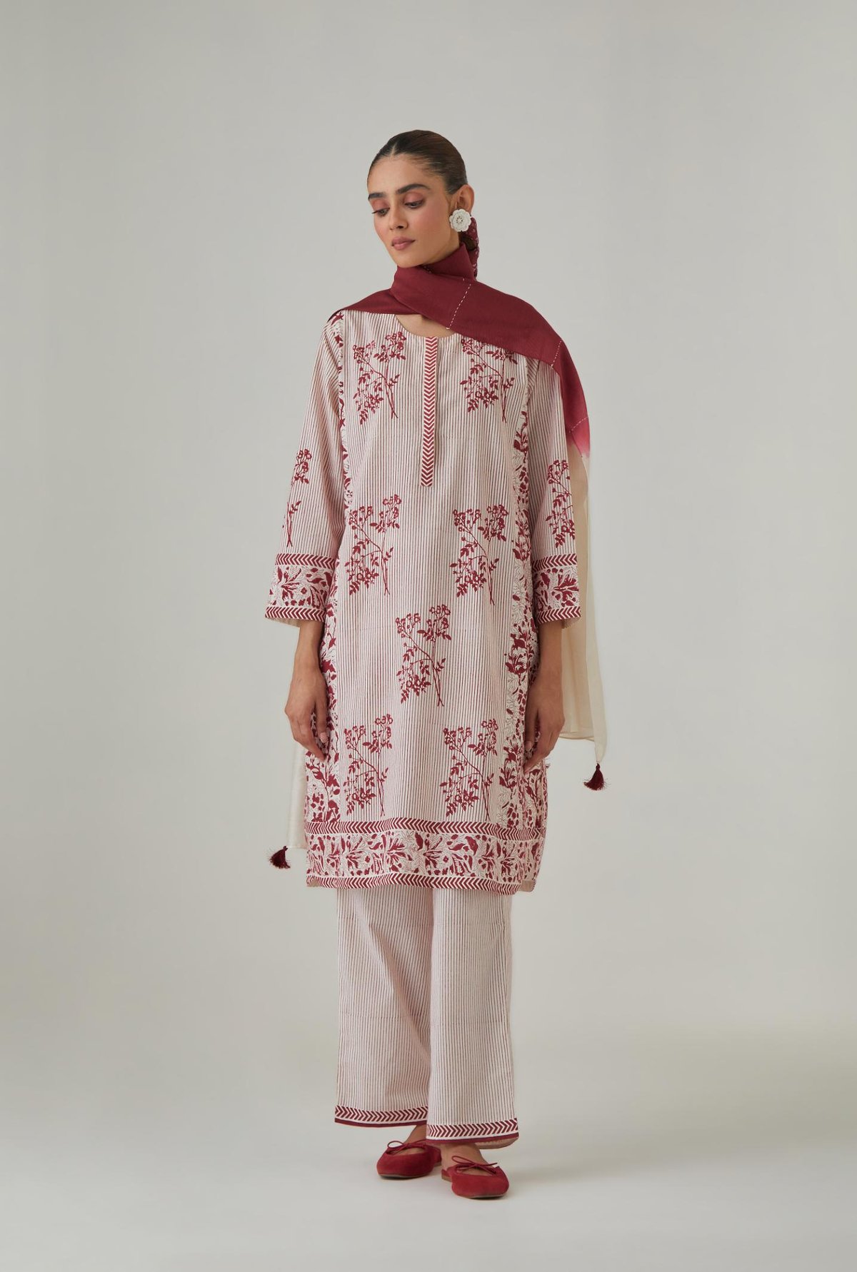 Hand Block Printed Easy Fit Kurta