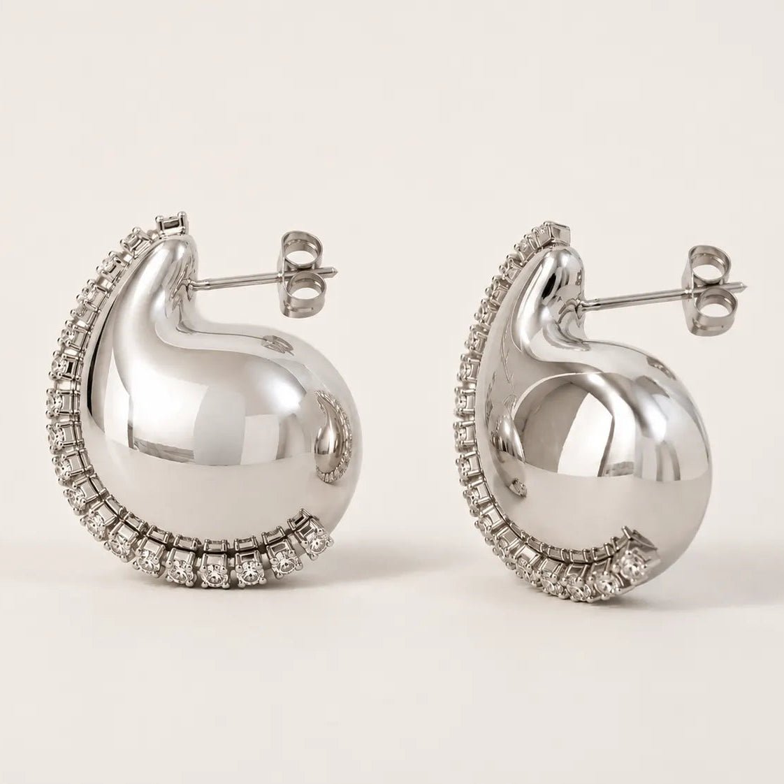 Moonlit Pave Earrings