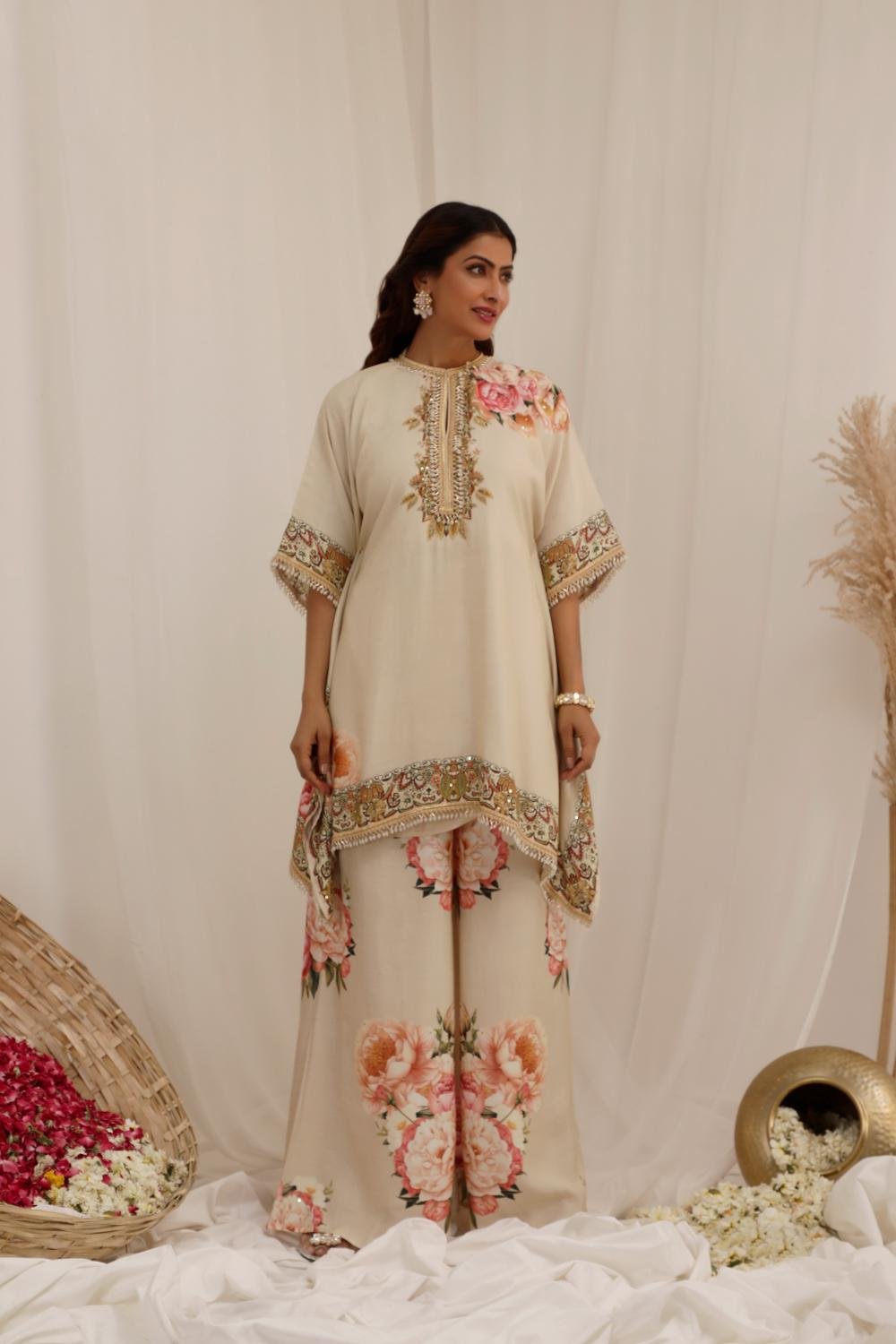 Gul Kand - Kaftan Set