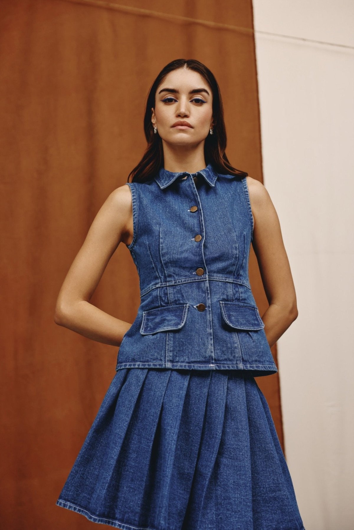 Flux Denim Top