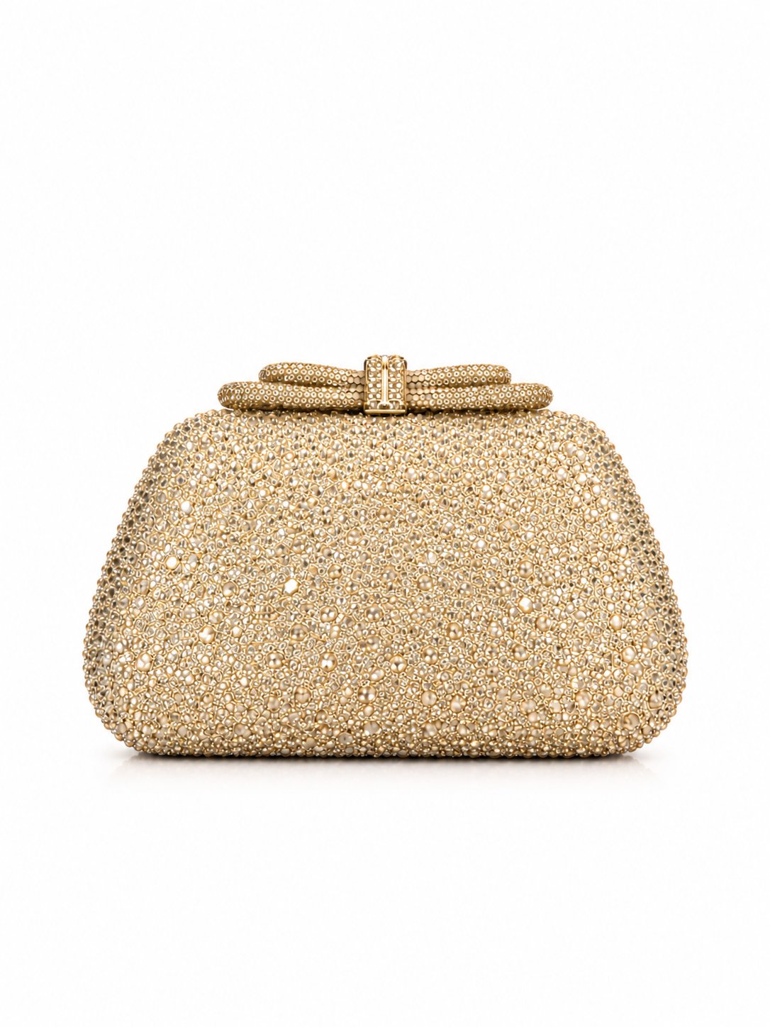 Alessia Rhinestone Clutch Bag with Bow