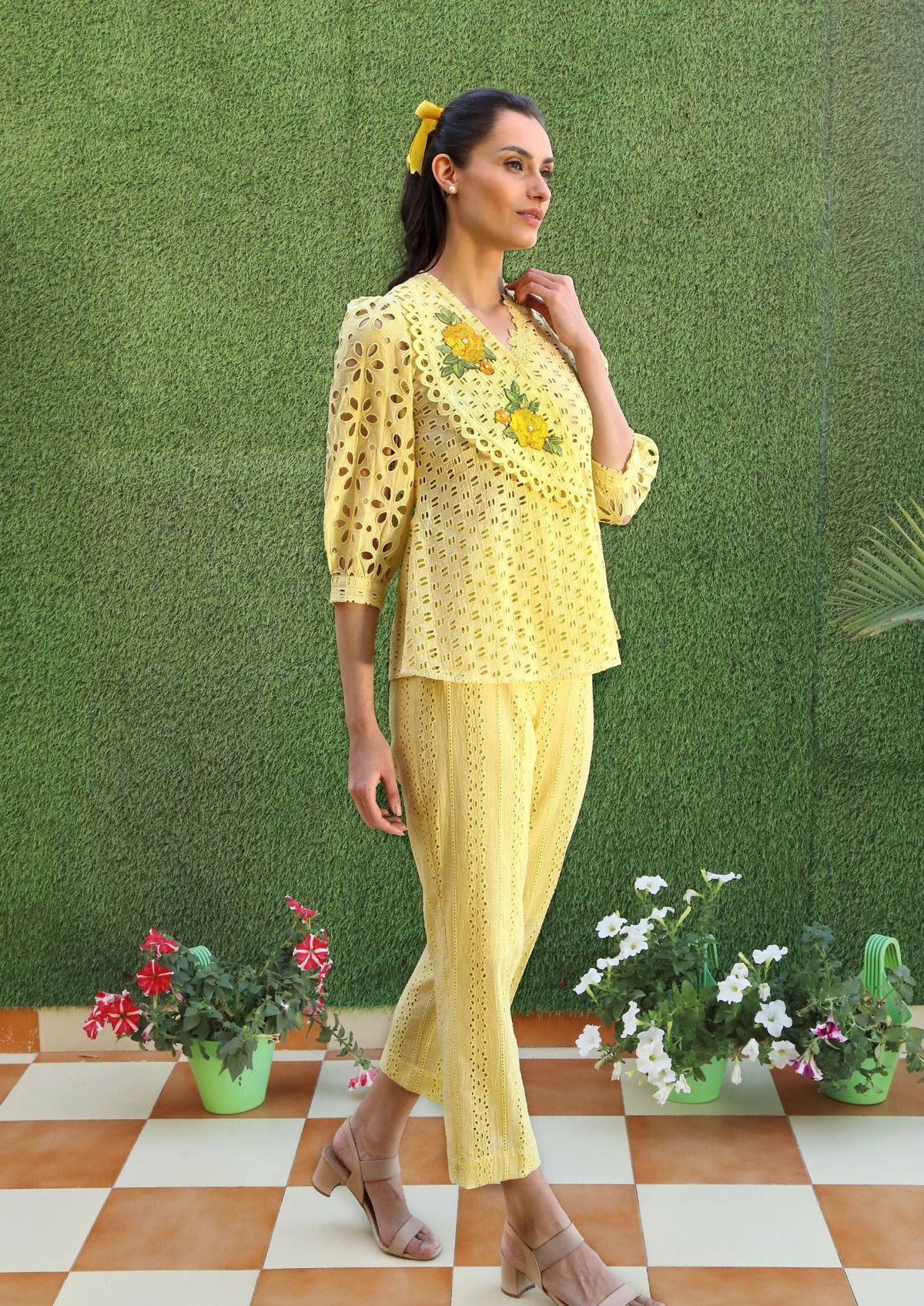 Ishani Big Collar Co-ord Set