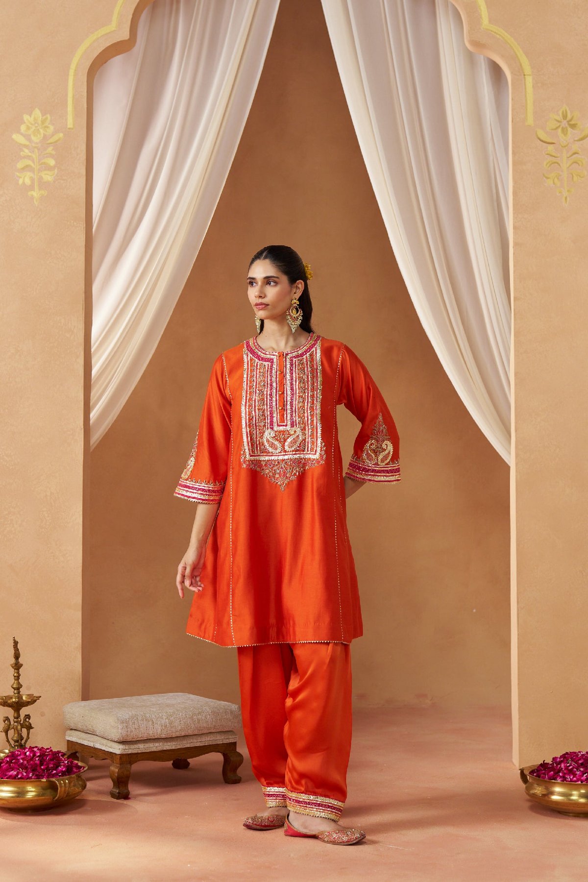 Daneen Chauga With Salwar