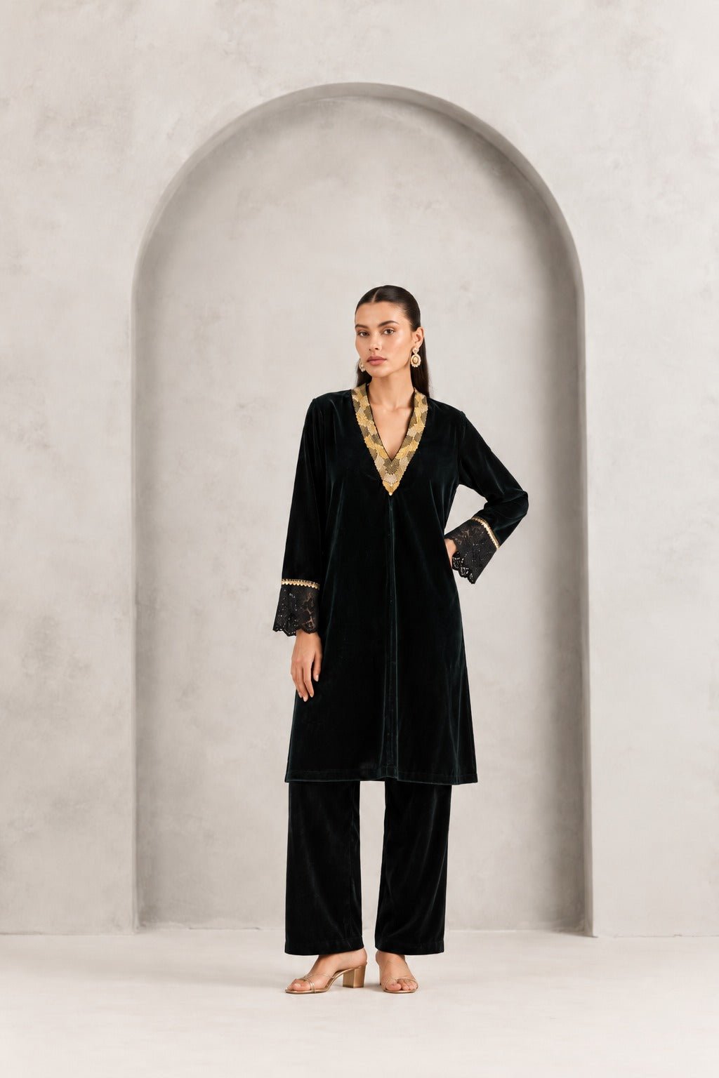 Black Velvet Zest Tunic