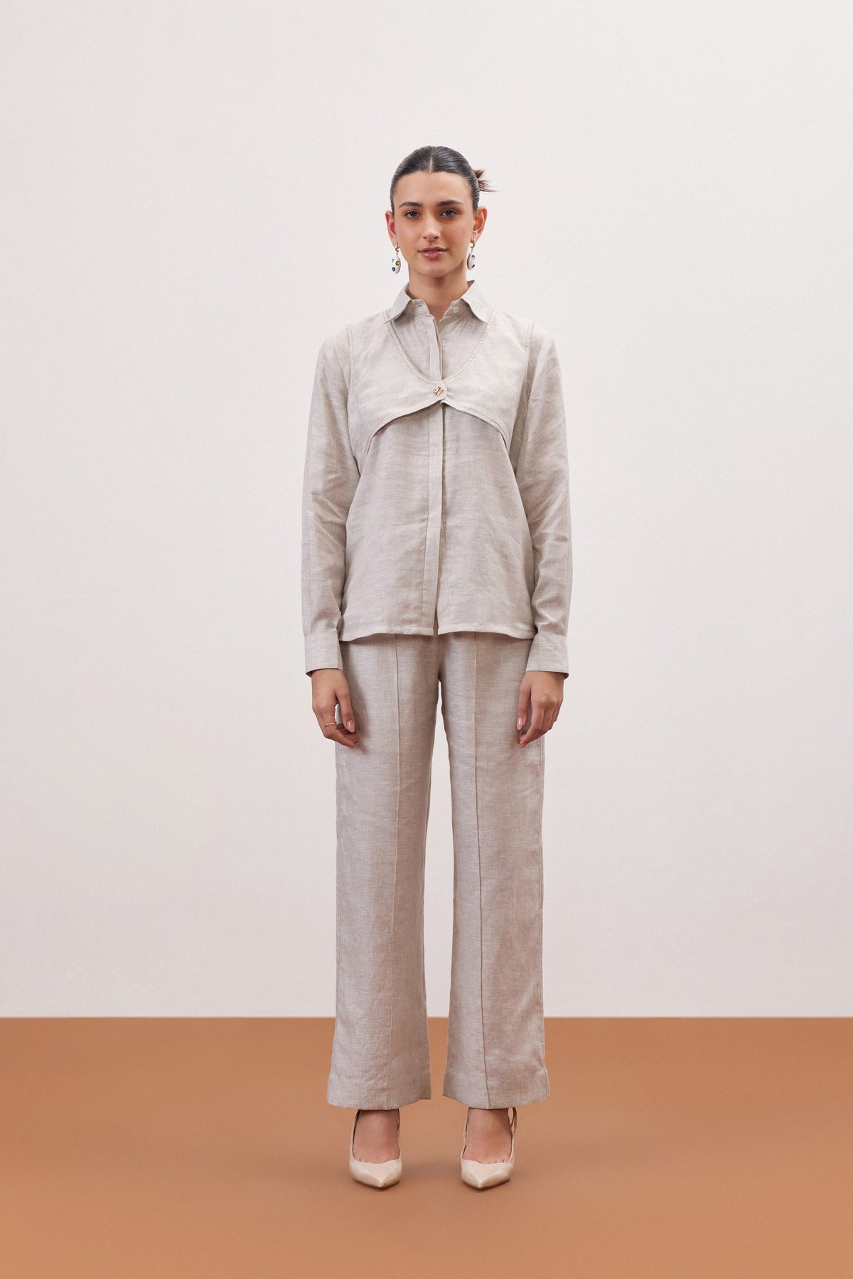 Linen Rooted Co-ord Set