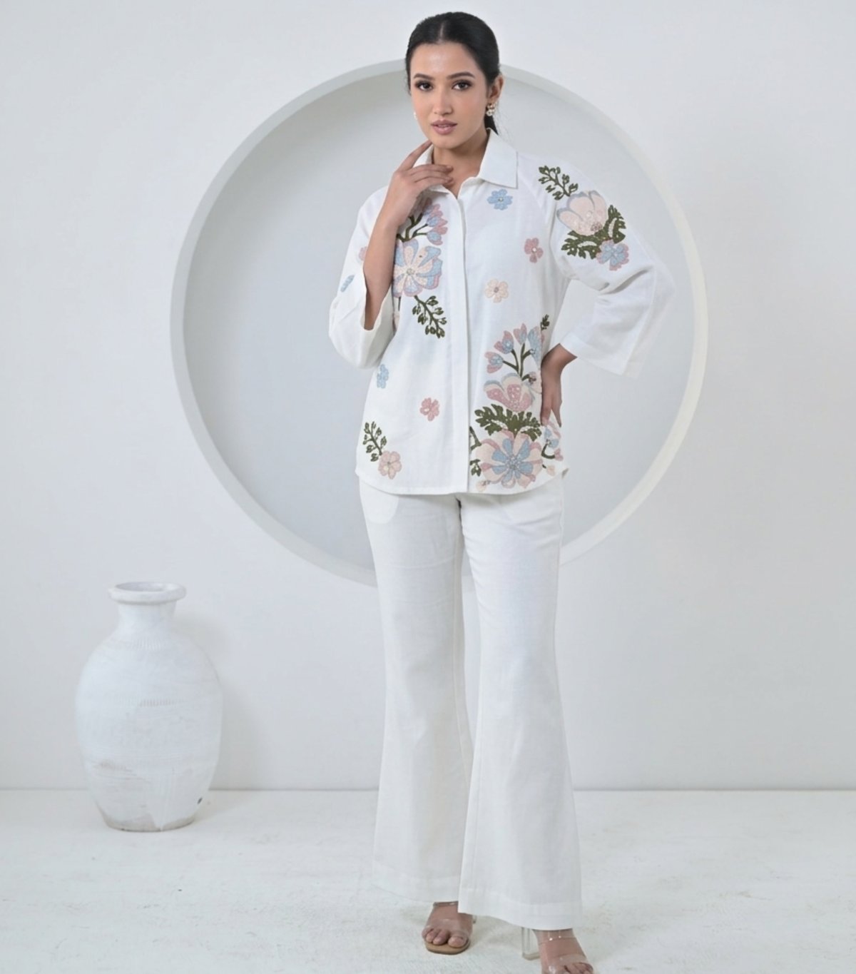 Big Khushboo Linen Co-Ord Set