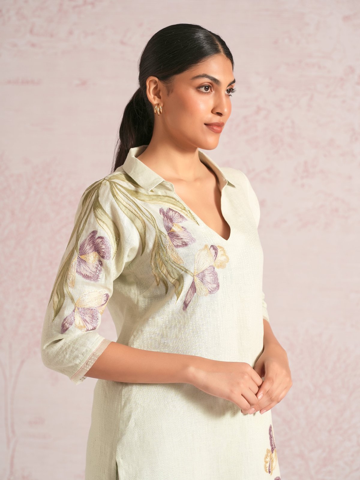Painted Petals Kurta