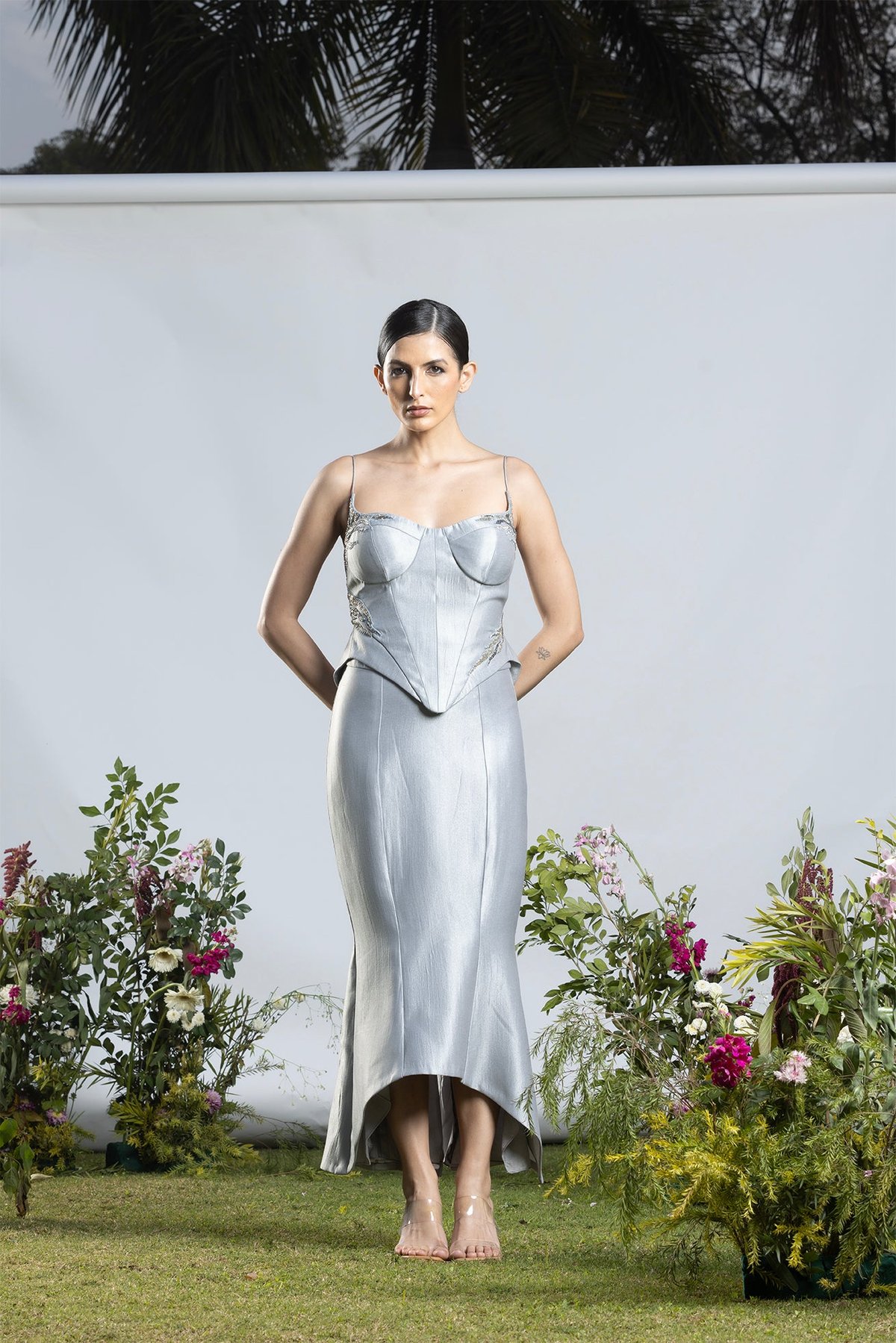 Silver like a secret Co-ord set