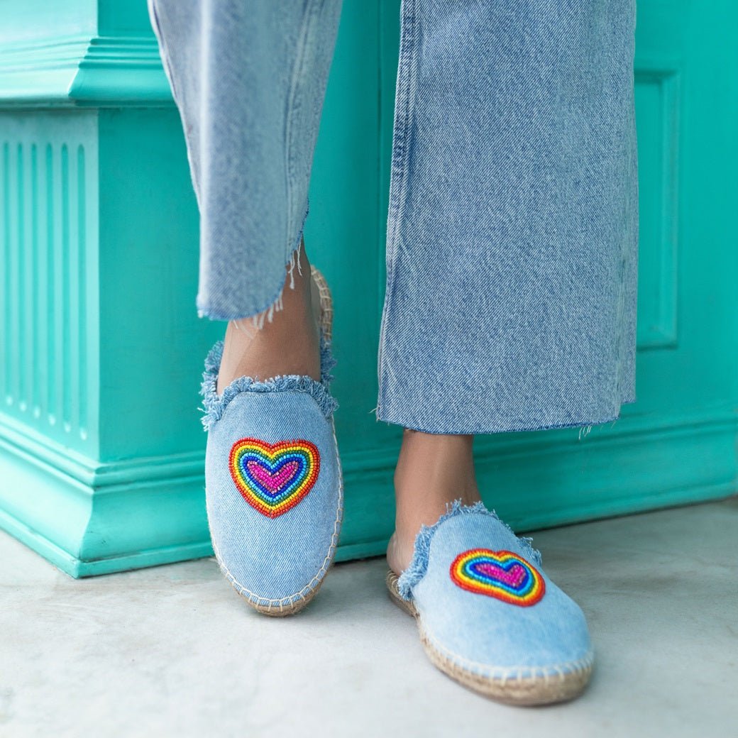 Heartbeat Espadrilles Light Denim