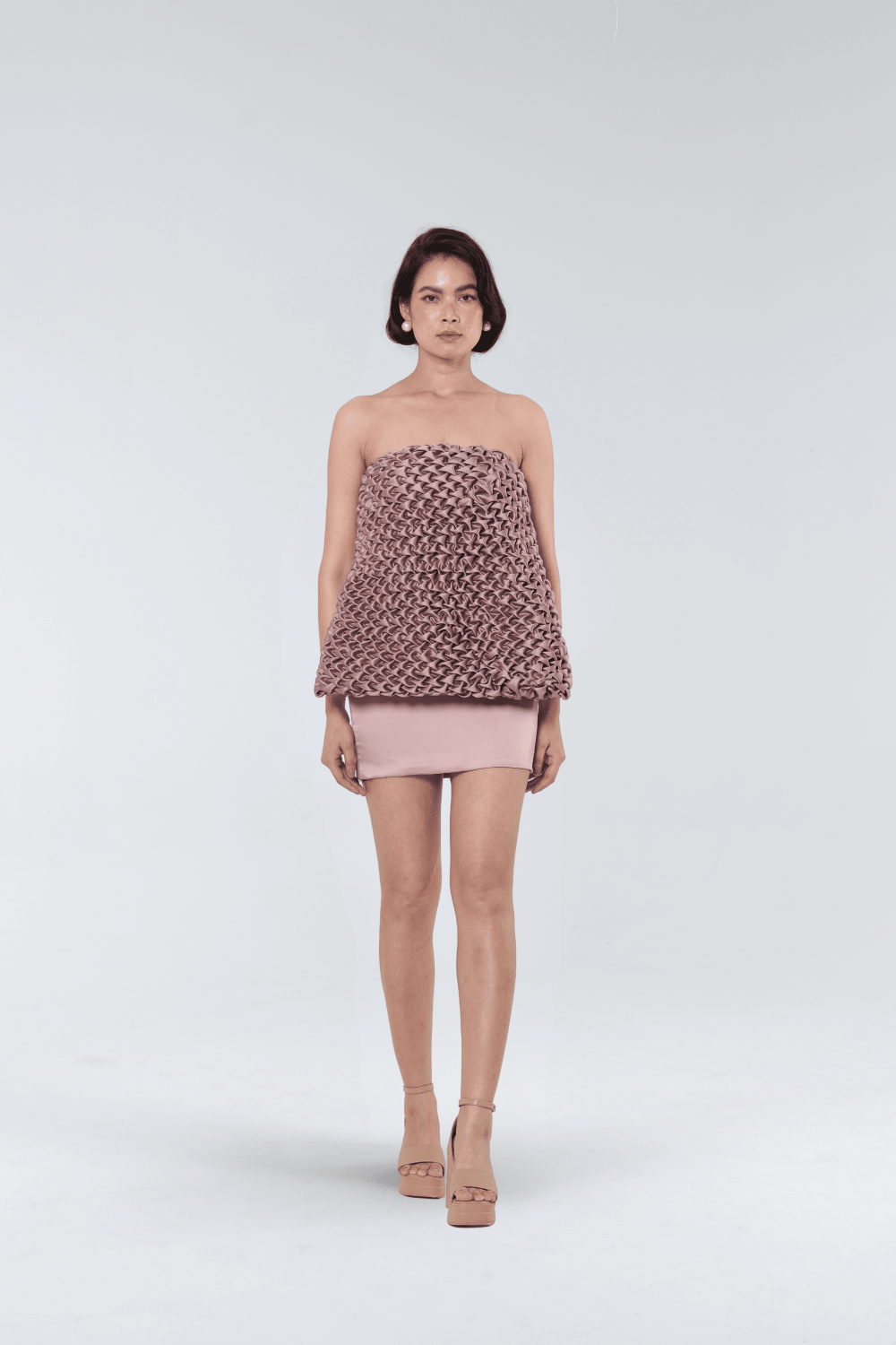 Lucie Textured Mini Dress