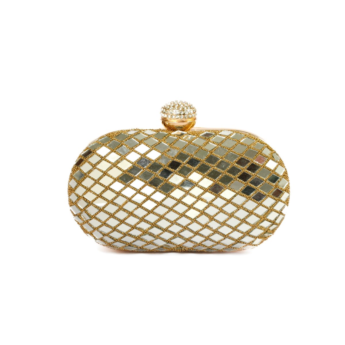 Gilded Mosaic Clutch