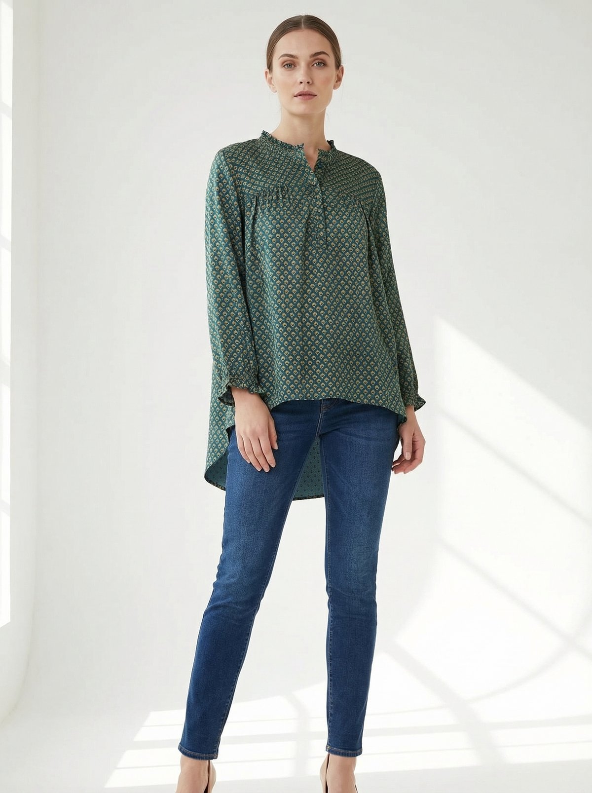 Frill Neck Top