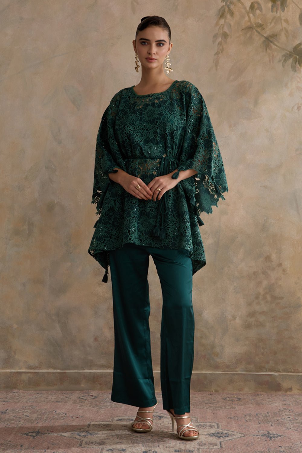 Verde Satin Pants