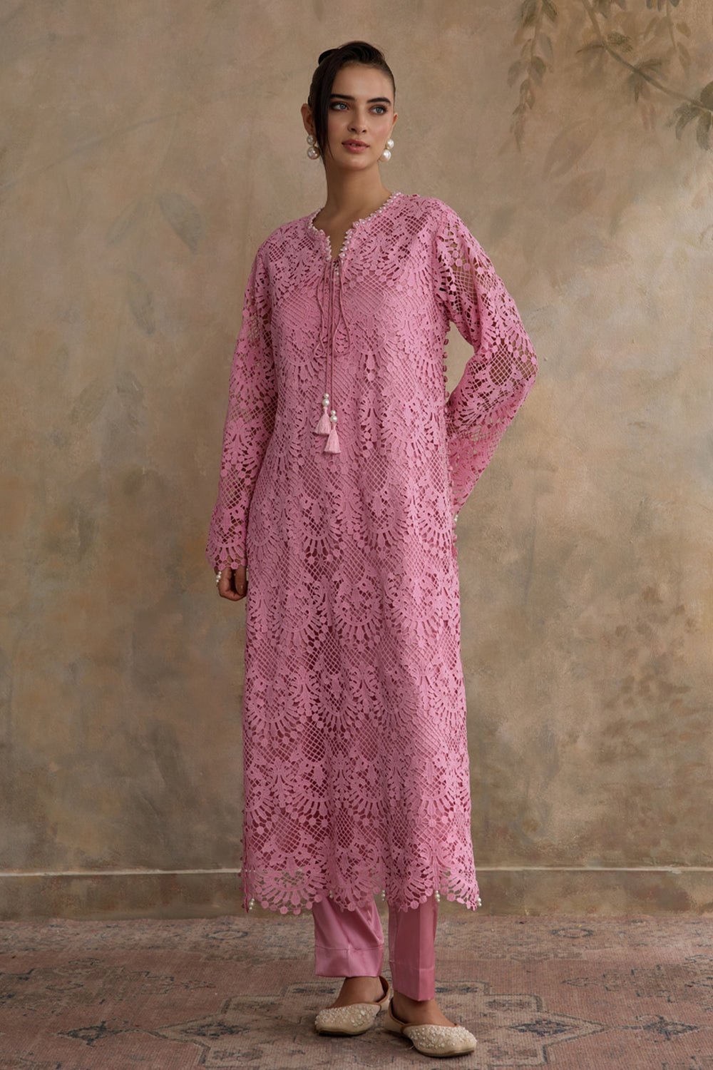 Rose Noor Kurta Set