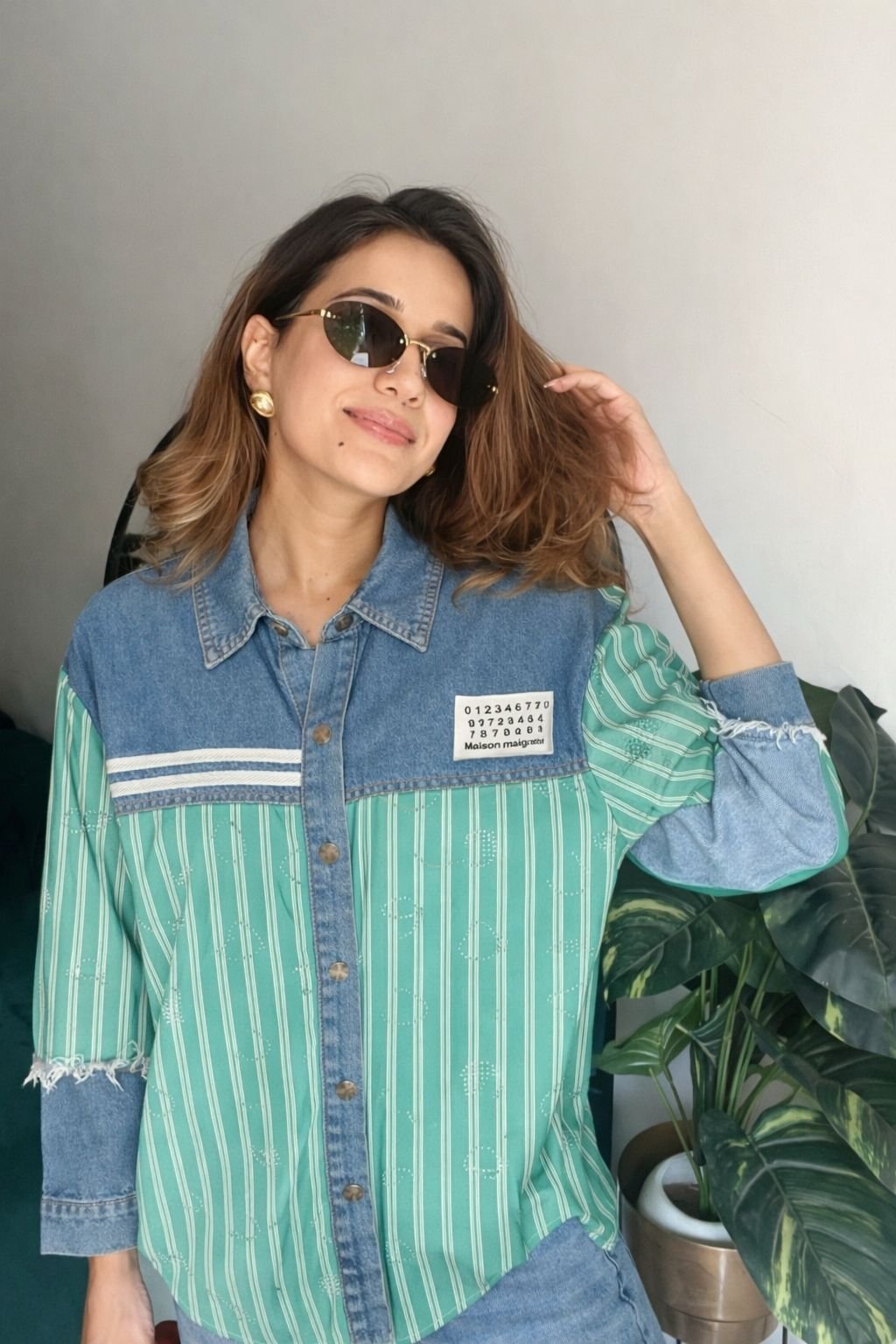 Pastel Stripe Poplin Shirt