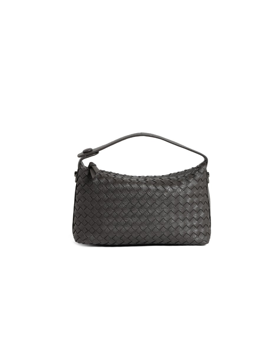 Fero - Woven Ladies Handbag Dark Grey