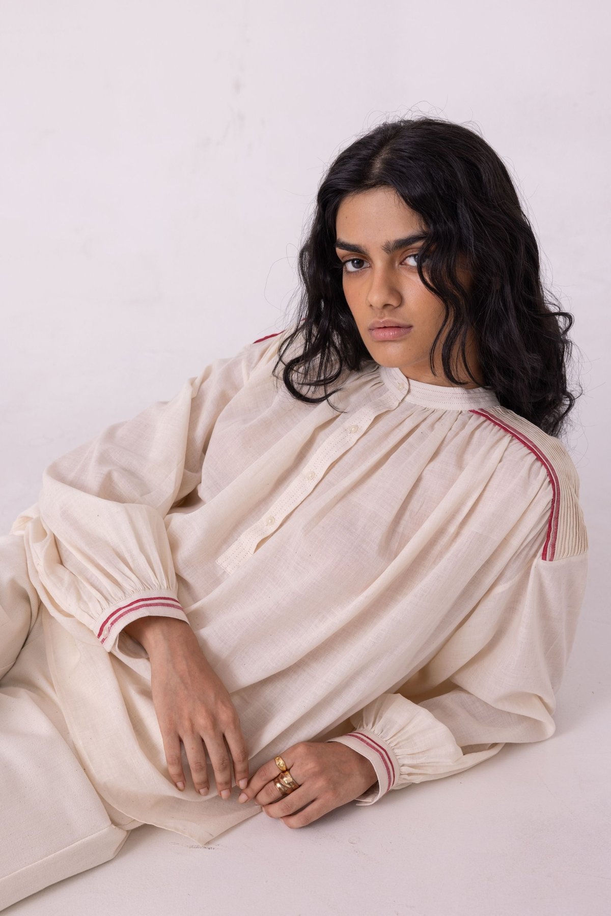 Sveta Handwoven Top