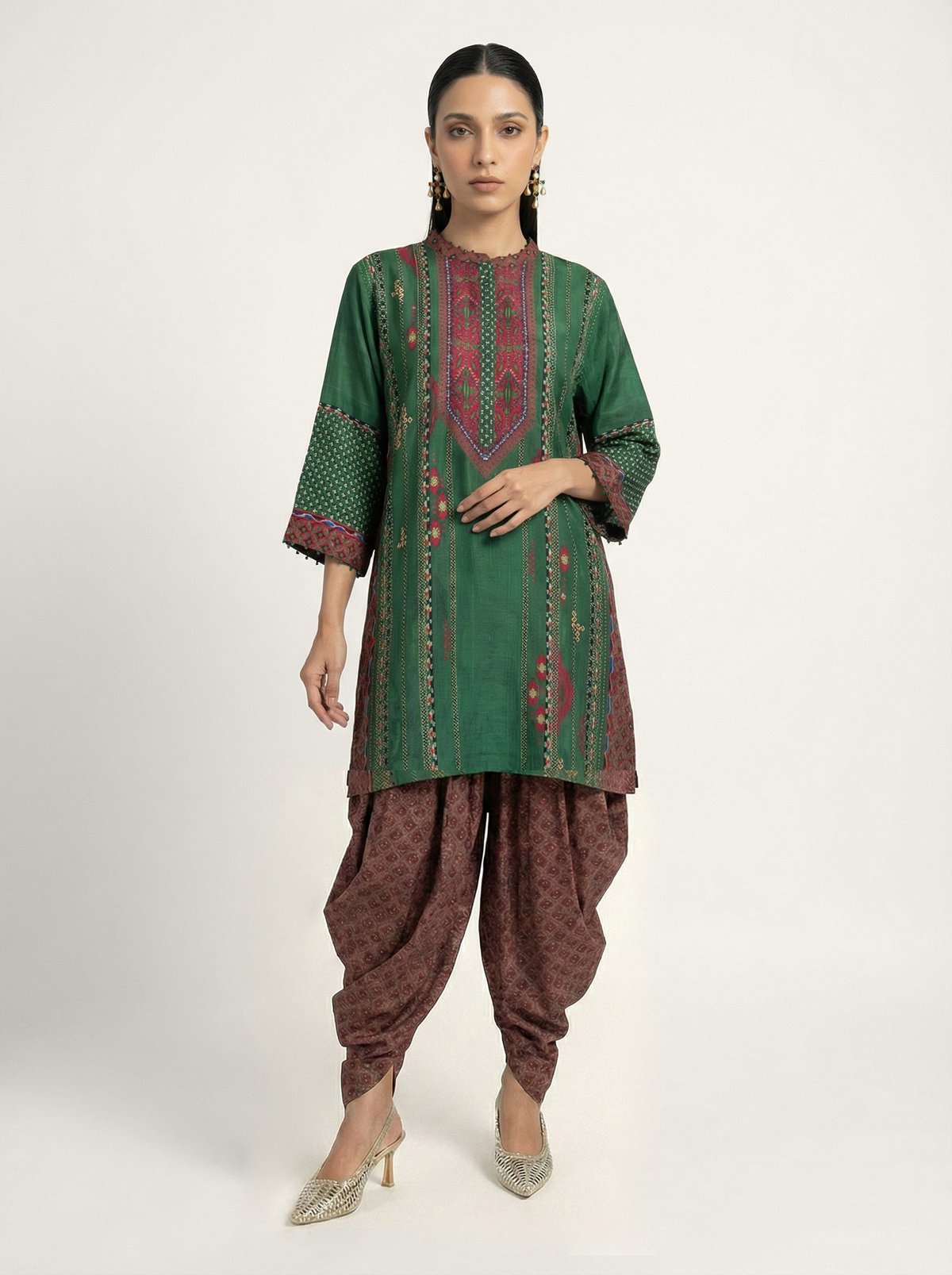 Kaelani Co-ord Set - Green